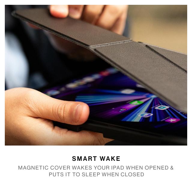 Native Union Active Case for iPad ？ 軽量で耐久性のある4-in-1スタンドケース（マットTPUバック）？ Apple Pencilホルダー付き ？ 自動ウ_6