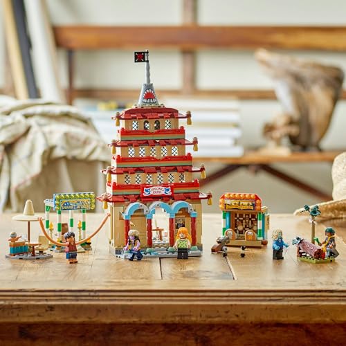 レゴ(LEGO) ワンピース アーロンパークの戦い ルフィ ウソップ ナミ アーロン チュウ 五重塔 手配書 おもちゃ 玩具 誕生日 プレゼント ブ_9