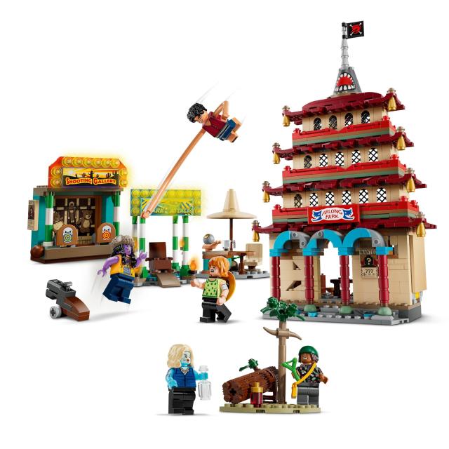 レゴ(LEGO) ワンピース アーロンパークの戦い ルフィ ウソップ ナミ アーロン チュウ 五重塔 手配書 おもちゃ 玩具 誕生日 プレゼント ブ_3