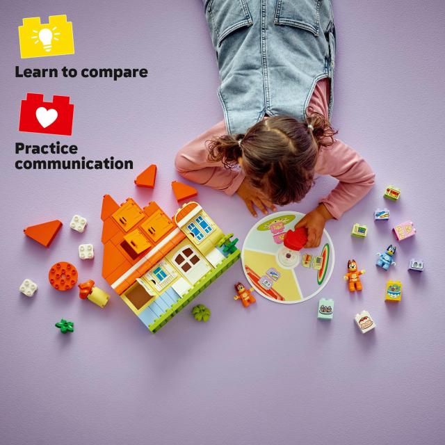レゴ(LEGO) ブルーイ ブルーイのおうちとメモリーゲーム おもちゃ 玩具 誕生日 プレゼント ブロック 知育 男の子 女の子 子供 1歳半 2歳_4