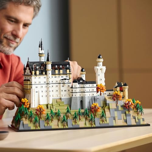 レゴ(LEGO) アーキテクチャー ノイシュヴァンシュタイン城 おもちゃ 玩具 誕生日 プレゼント ブロック 男性 女性 インテリア オシャレ フ_9