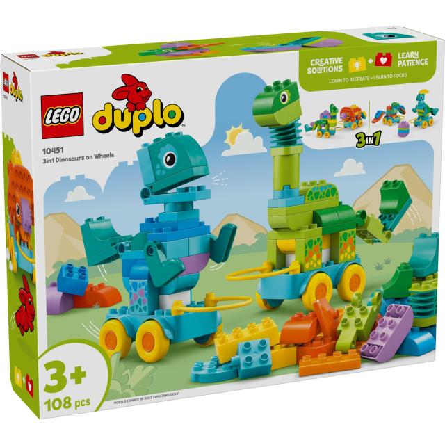 レゴ(LEGO) デュプロ デュプロのまち 3in1 きょうりゅうプルトイ おもちゃ 玩具 誕生日 プレゼント ブロック 知育 男の子 女の子 子供 1_1