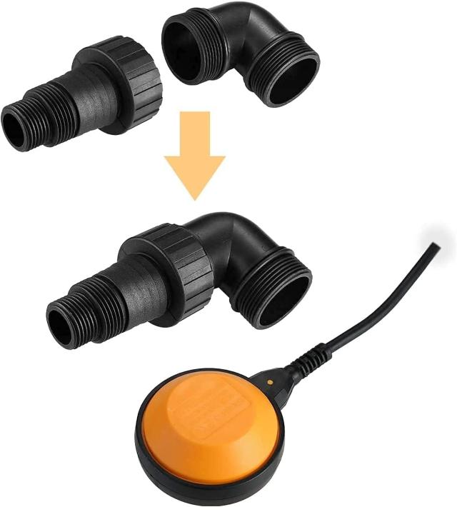 DEKOPRO 水中ポンプ 750W 底部入水式 循環ポンプ 50・60HZ通用 最大 