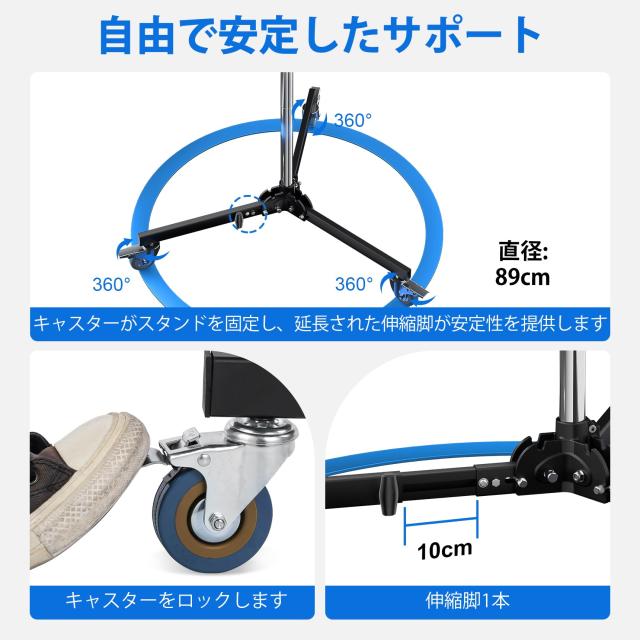 Selens ヘビーデューティーライトスタンド ライトスタンド 撮影 43cm 