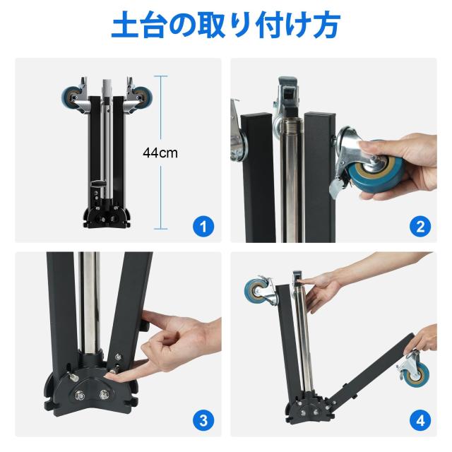 Selens ヘビーデューティーライトスタンド ライトスタンド 撮影 43cm 