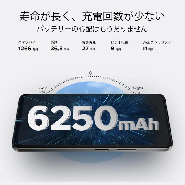 2025年初5G Android 15スマートフォン】DOOGEE Note59 5G SIMフリー