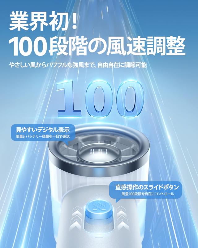 RANVOO ハンディファン【究極小型化・驚きの強風】扇風機 ハンディ 1 