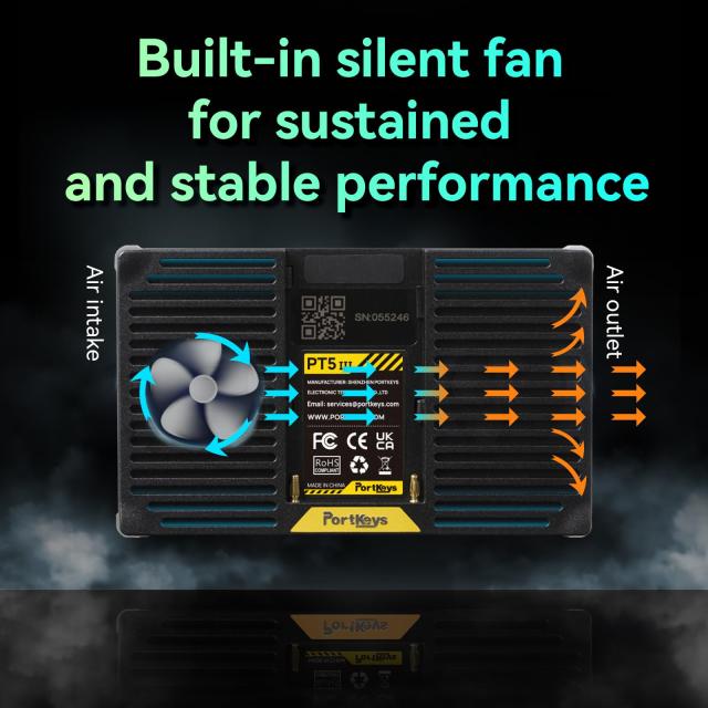 Portkeys PT5 III カメラモニター 5.4インチ 800nits フィールド