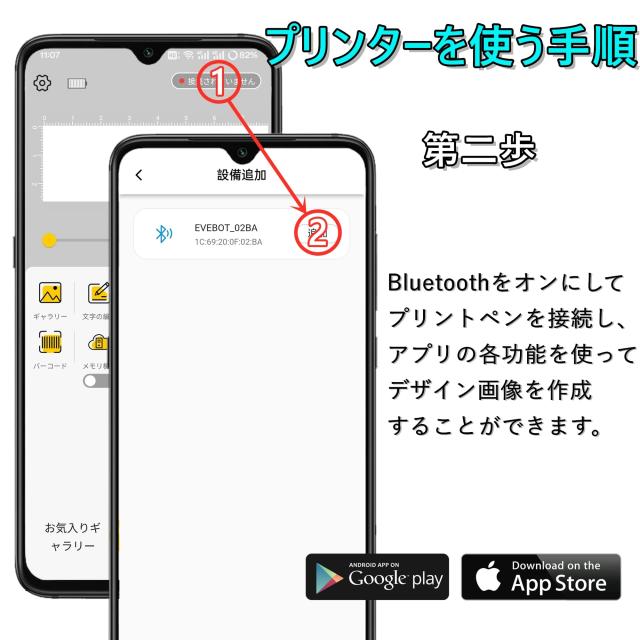 EVEBOT フードプリンター ハンドヘルドプリントペン (PrintPen) 小型店向け お菓子/コーヒー/写真ケーキ/クッキー/マカロンデザイン - 3_4