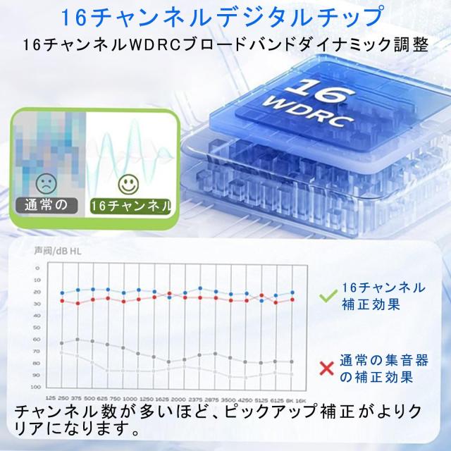 集音器 【2025年昇級版 】 高齢者集音器 Bluetooth5.2 USB充電式 首かけ集音器 6段階音量調節 軽量 ノイズ低減 ハウリング防止 電話/音楽_2