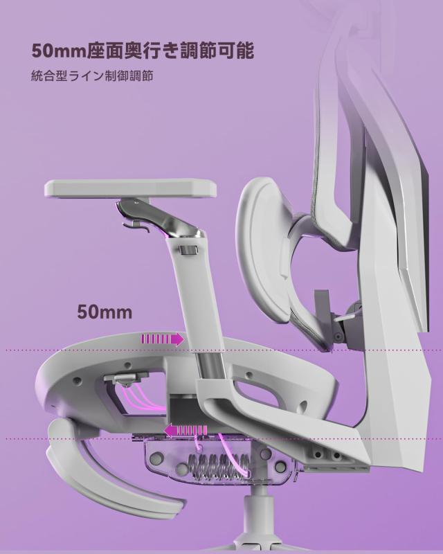 AutoFull(オートフル) G7 オフィスチェア 椅子 デスクチェア 人間工学 