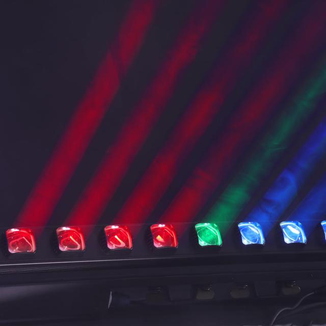 Betopper 10×15W RGBW 4-in-1 LED ステージ照明DJムービングライト ストリップウォッシュ/ビームLEDライトバー 39インチ長 ステージ照明