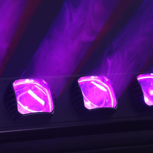 Betopper 10×15W RGBW 4-in-1 LED ステージ照明DJムービングライト ストリップウォッシュ/ビームLEDライトバー 39インチ長 ステージ照明