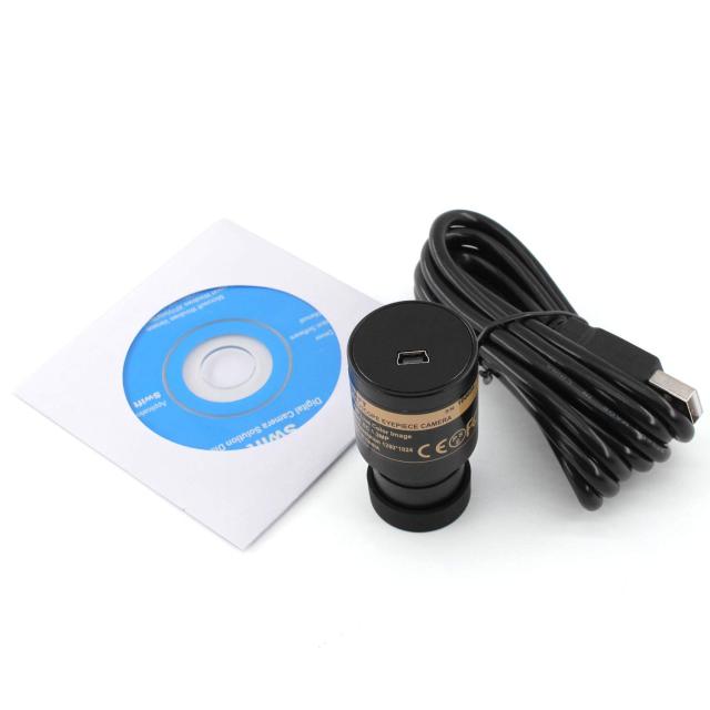 SWIFT EP1 顕微鏡カメラ 1.3MP HD USB2.0 デジタル接眼レンズ 生物顕微鏡対応 カラー写真・動画撮影可能 Windows/Mac対応