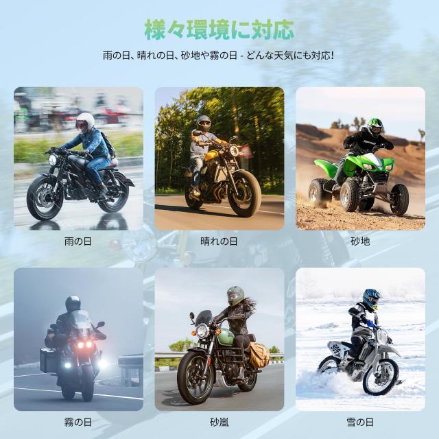 LAMTTO 7インチ バイク用ディスプレイオーディオ バイク ナビ バイク