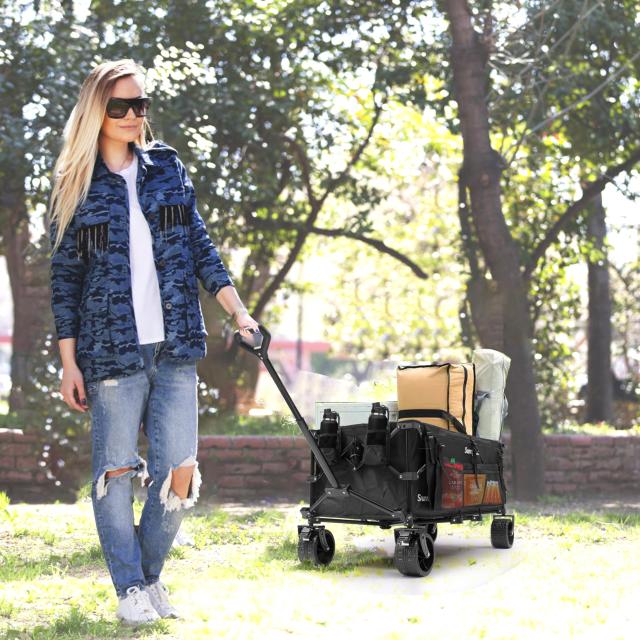 SunnyFeel 300L 高耐荷重250kg キャリーワゴン アウトドアワゴン