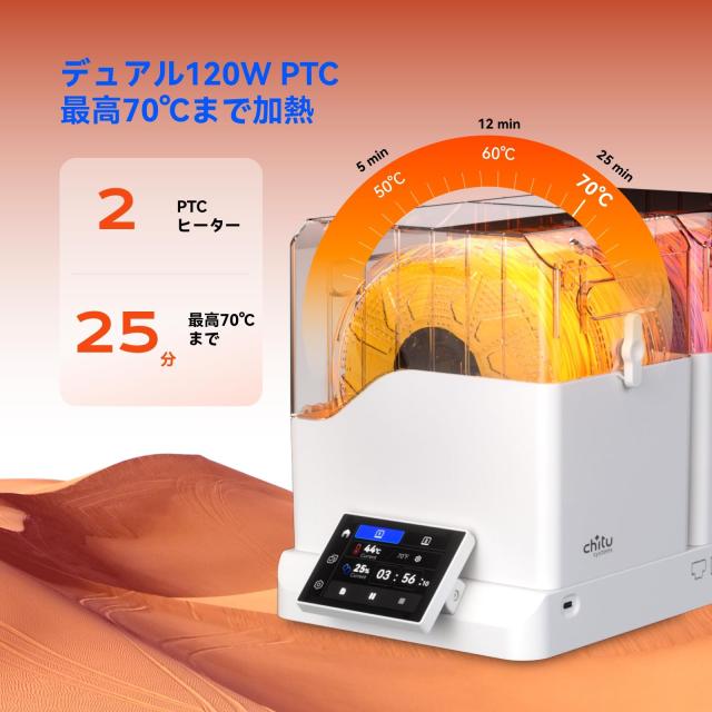 Chitu Systems フィラメントドライヤー E1 ドライボックス