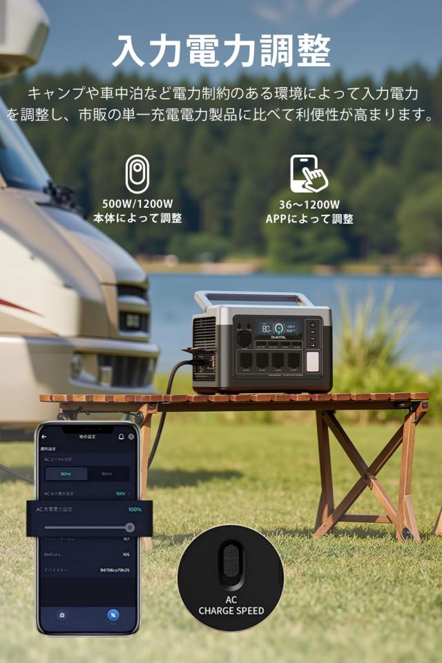 OUKITEL ポータブル電源 P1000 PLUS 大容量 1024Wh/320000mAh 43分フル 