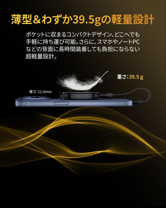 Biwin Amber 外付けSSD 1TB PM2000 MagSafe対応 マグネット式 USB3.2