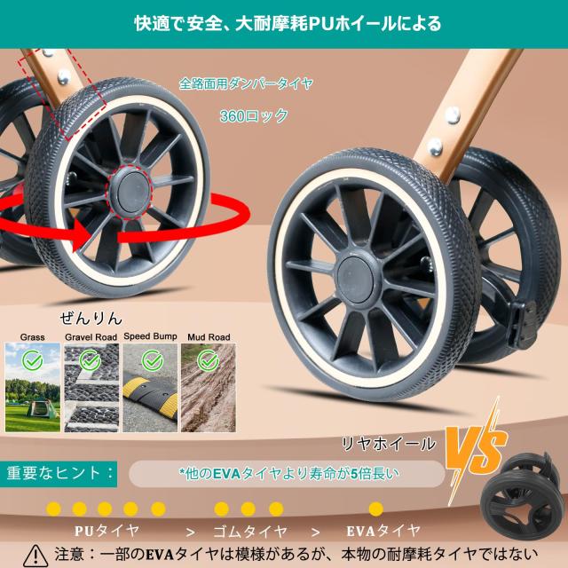 MILA＆LOUIS ペットカート 多頭の小型犬＆猫 中型犬一匹用 犬 カート - 分離・全体として ワンタッチ 折りたたみ可能 犬 ベビーカー 人気_2