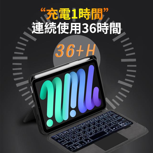 sisyfos IPad mini 7(A17 Pro)/mini6世代に適用キーボード付きケース sisyfos IPad mini 7(A17 Pro)/mini6世代に適用キーボード付きケース