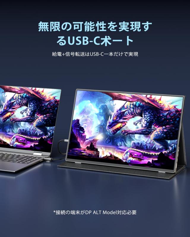EVICIV モバイルモニター 16インチ ゲーミングモニター120Hz 1ms