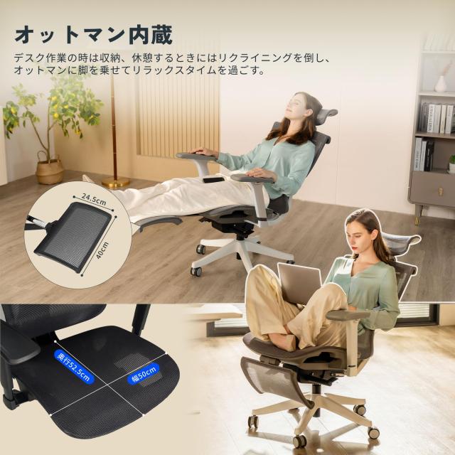 FLEXISPOT オフィスチェア デスクチェア C7 人間工学 エルゴノミクス