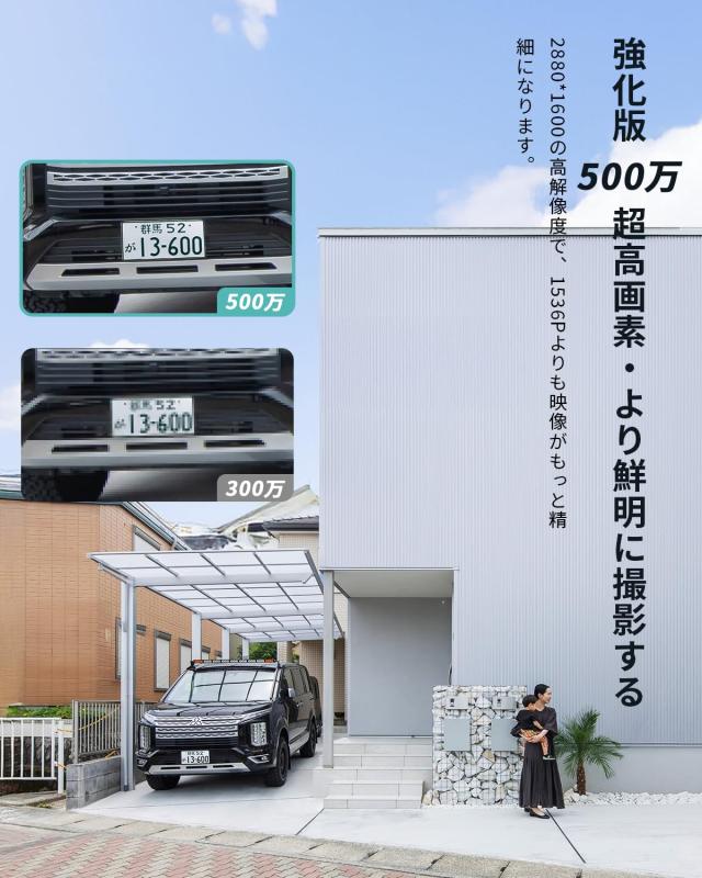 【2024最新・500万超高画素】BOIFUN防犯カメラ 屋外 ソーラー レビュー【2024最新・500万超高画素】BOIFUN防犯カメラ 屋外