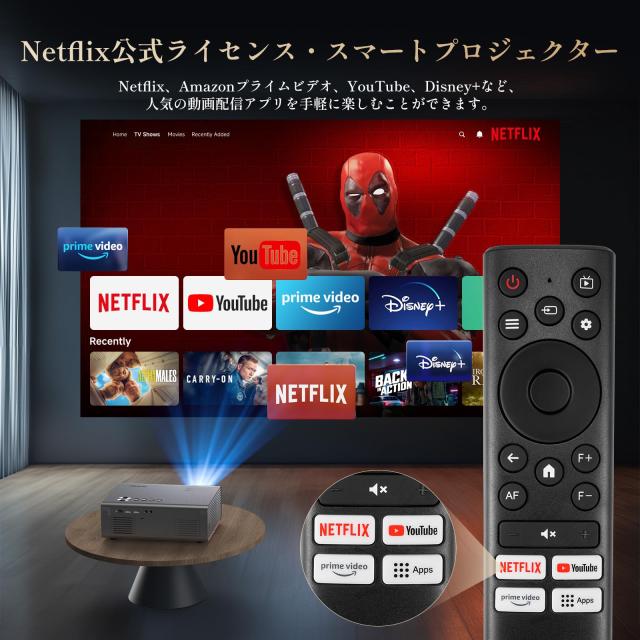 Netflixライセンス・Dolbyサウンド搭載 iSinbox 4K