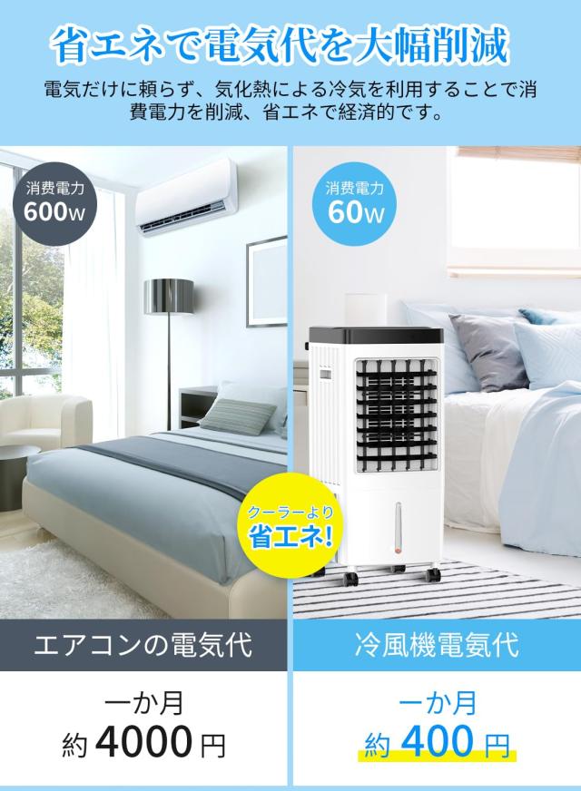 冷風機 冷風扇【2025新版 ・12.5L大容量水 Amazon | 【Amazon.co.jp限定】冷風機 冷風扇【2025新版 ・12.5L