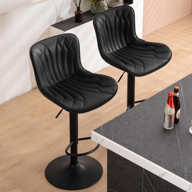 Kidol & Shellder カウンターチェア 2脚セット 昇降式 ホワイト Amazon｜Kidol & Shellder カウンターチェア 2脚セット 昇降式