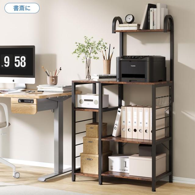 SuperKois] レンジラック キッチンラック レンジ台 食器棚 頑丈 高耐荷