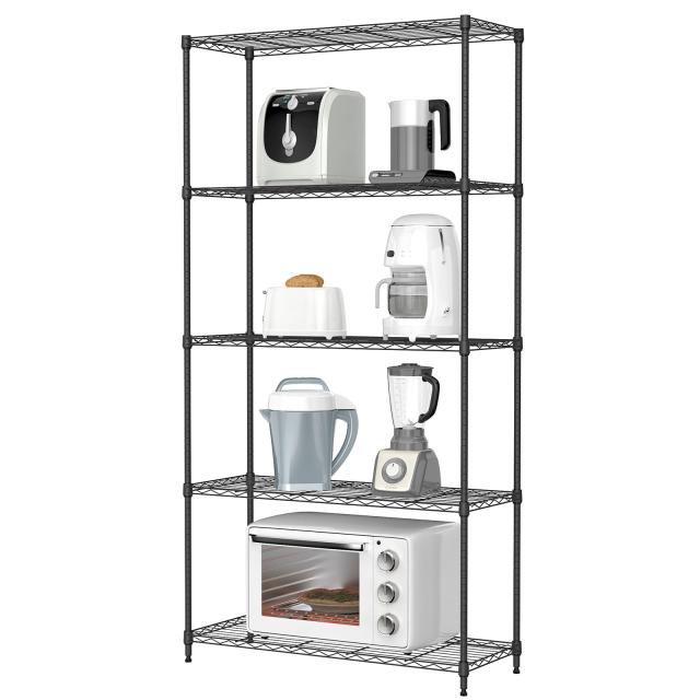 IZEUK スチールラック 5段 幅90×奥行35×高さ174cm