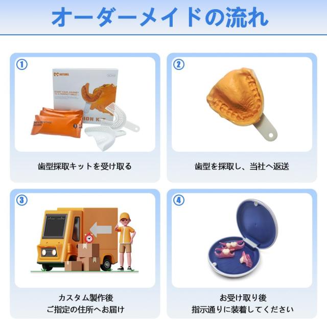 1本 カスタム 入れ歯 部分 取り外し可能 Dentellea 義歯 携帯便利 自然