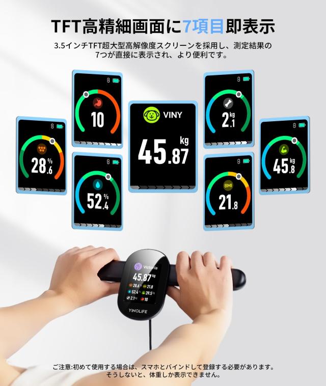 YINOLIFE 体組成計 FG2305ULB 体重計 スマホ連動 体脂肪計 部位 YINOLIFE 体組成計 FG2305ULB 体重計 スマホ連動 体脂肪計 部位
