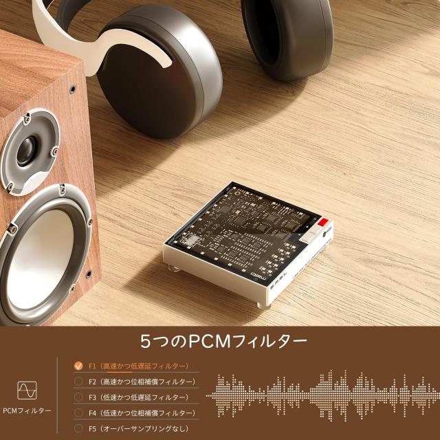 SMSL LINLINLIN M20 MQA USB DAC ヘッドフォン アンプ ゲーム用 CS43131*4 チップ搭載 3.5mm ＆ 4.4mm ヘッドホンアンプ MQA/MQA-CD対応 U