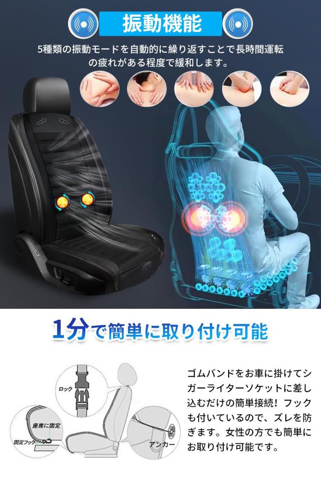 クールシート カーシート 【2025風量強化版 2枚超大型強力ファン+4枚小型フ Amazon | クールシート カーシート 【2025風量強化版 2枚超大型