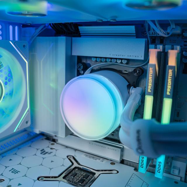 Ocypus Delta L24 ARGB CPUクーラー 簡易水冷 240mm、レイヤーARGBライティングエフェクト、TDP 280W、低ノイズポンプ、高性能4ピンPWM_1