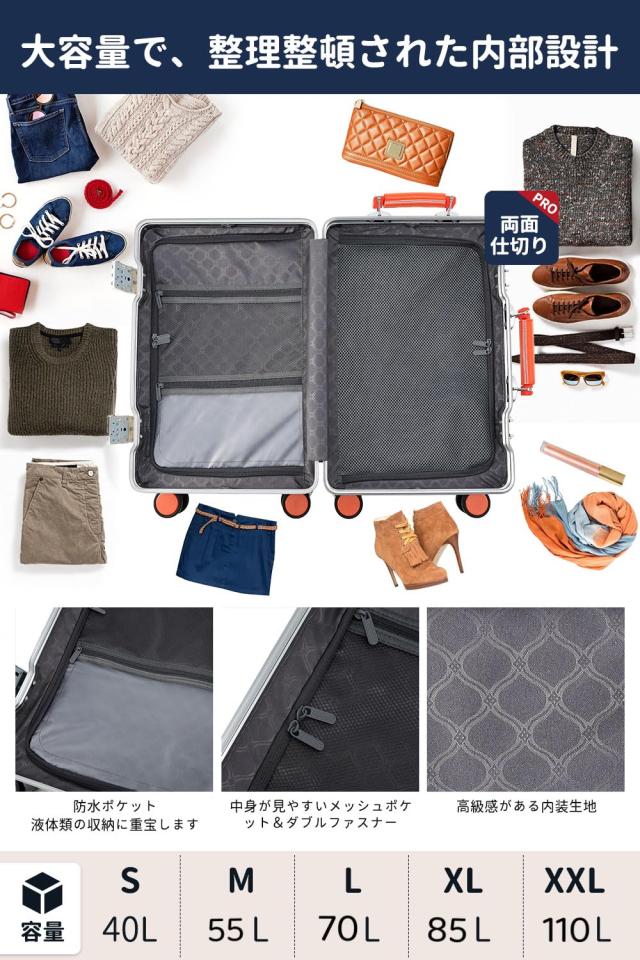 Yuweijie] 新感覚！モダン！スーツケース キャリーケース 大型 xl