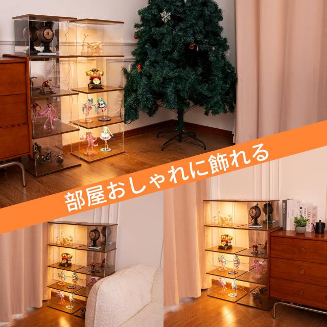 コレクションケース 背面ミラー仕様 リビング収納 フィギア タテ型 コレクションケース 背面ミラー仕様 リビング収納 フィギア タテ型