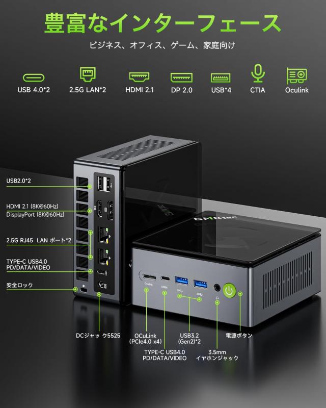 GMKtecミニPC R7 6850H SSD 16GB DDR5 512GB GMKtecミニPC R7 6850H SSD 16GB DDR5 512GB Amazon.co.jp: GMKtec