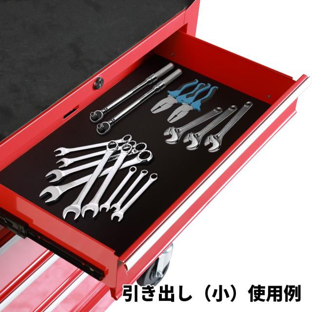 BIG RED ツールキャビネット ツールワゴン 鍵付き ツールチェスト 大型 工具箱 キャビネット ボックス 5段タイプ 多目的工具箱 収納多数