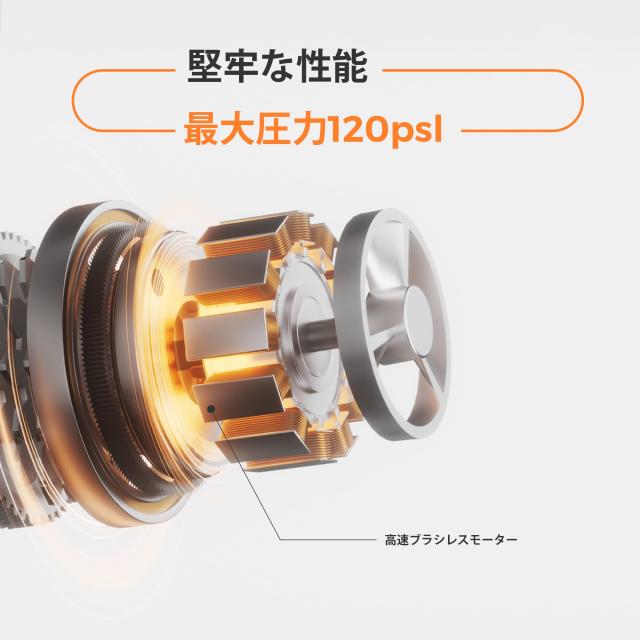 FLEXTAILGEAR TINY TIRE PUMP ACS 銀輪揚水機 車 空気の状態入れ 電動くうき入れ 車120 PSI 剪断応力ゲージ テールランプ絵図面 TYPE-C 印字機