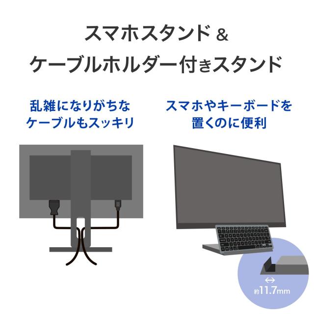 IODATA モニター 23.8インチ 100Hz 縦横回転 AHVAパネル 非光沢