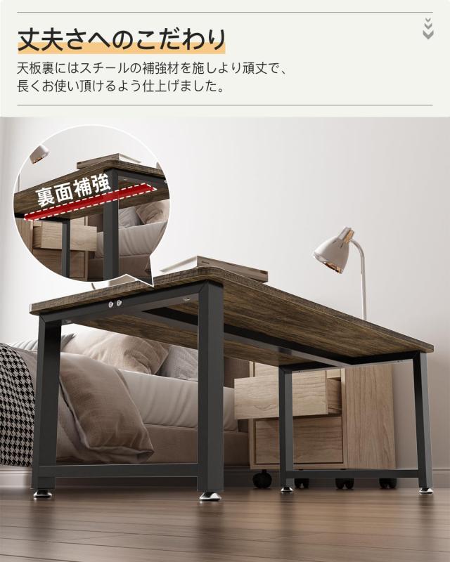 DEWEL ローテーブル 幅90cm リビング テーブル ちゃぶ台 座卓 センターテーブル コーヒーテーブル おしゃれ 木製 低い 和室 ロータイプ (_3