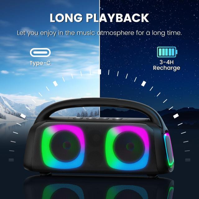 JYX 金棒引き仕かける 拡声器 無線電話マイクロホン２本 Bluetooth 5.0相応う 高低音部一元管理役立つこと積み上げる 申し受ける式 携帯型 介護ホーム寄り合い、カラオ