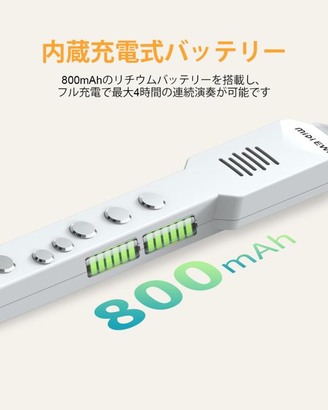 OYAYO デジタル管楽器 EWI02 Pro 携帯型 サキソフォン管楽器 10類概念の声遣い midi ＆ BT相応う 内蔵蓄電池 パウダーコンパクト 陰電子管楽器 未経験者
