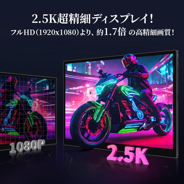 HAILESI モバイルモニター 15インチ 2496*1664 3:2画面比 ポータブル