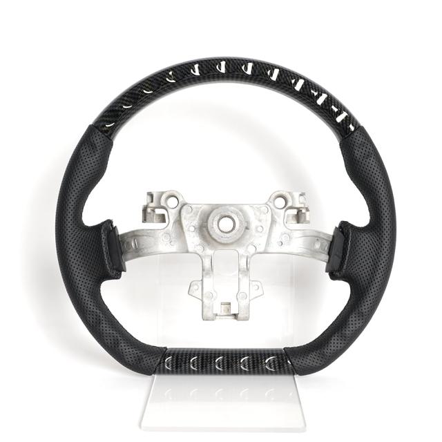 エヴリィ バン EVERY VAN DA17V キャリイ CARRY DA16T D型ステアリング カーボン 調 ガングリップ ハンドル SS04D 型式:HBD-DA17V｜エブリイ(スズキ)の総合情報 | グーネット