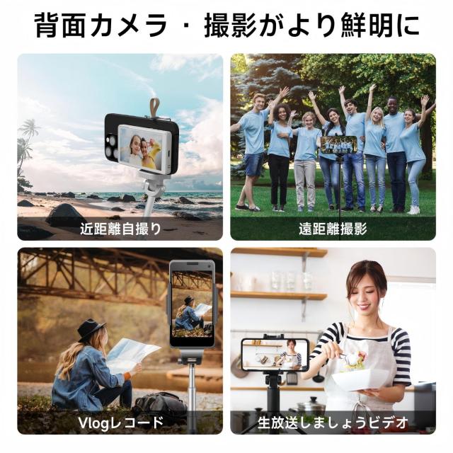 JEVDES iPhone用自撮りモニター iphone モニター 4K1080P 輝度調整可能